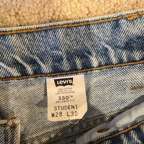 Vintage Levi’s 550 Orange Tab Jeans 28x30 - Picture 5 of 5